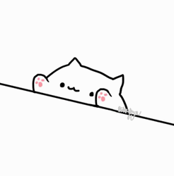 Kawaii Cat Drumming Hands GIF