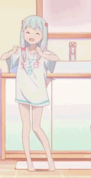 Kawaii Girl Chicken Dance GIF