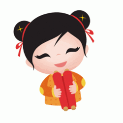 Kawaii Girl Chinese New Year