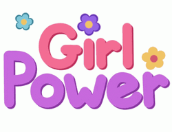 Kawaii Girl Power Doodle GIF