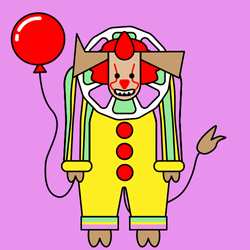 Kawaii Halloween Clown It Movie Cartoon GIF