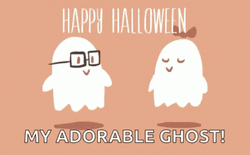 Kawaii Halloween My Adorable Ghost GIF