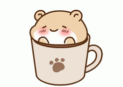Kawaii Kakao Arachi In Cup GIF