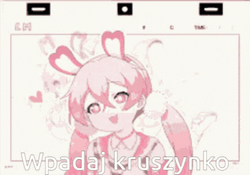 Kawaii Pink Hatsune Miku GIF