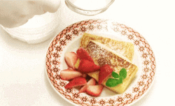 Kawaii Strawberry French Toast