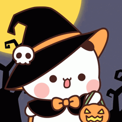 Kawaii Witch Cute Halloween GIF