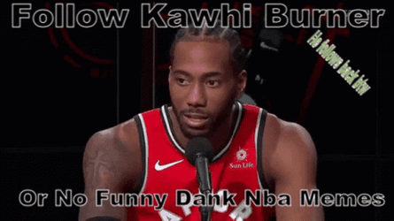 Kawhi Leonard Interview GIF