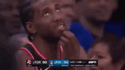 Kawhi Leonard Itchy Beard GIF