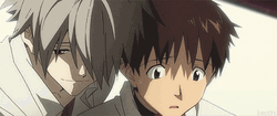 Kaworu Nagisa Back Hug GIF