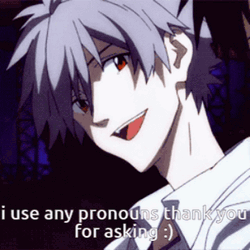 Kaworu Nagisa Thank You For Asking GIF