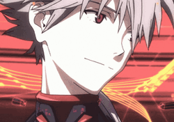 Kaworu Nagisa With Gems Around GIF