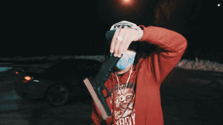 Kay Flock Gun Swing GIF