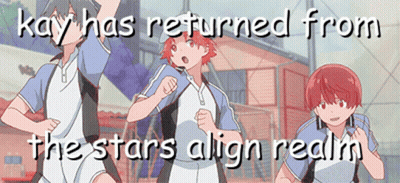 Kay Has Returned From The Stars Align Realm In A Cartoon GIF