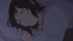 Kayo Hinazuki Anime Sleeping