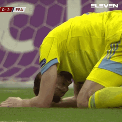 Kazakhstan Soccer Player Frustrated
