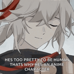 Kazuha Pretty Human GIF