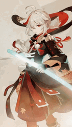 Kazuha Striking Pose GIF