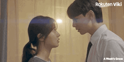 Kdrama A Week's Grace Kiss In Forehead GIF