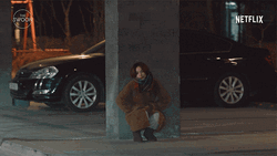 Kdrama Business Proposal Hari Waiting Outside GIF