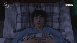 KDrama Man Can't Sleep At Night From Overthinking GIF