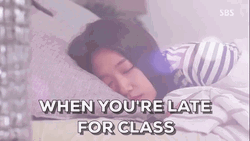 Kdrama Park Shinhye Late For Class GIF