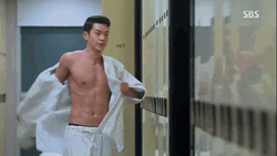 Kdrama The Heirs Woobin Muscle Flex GIF