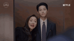 Kdrama Vincenzo In Closing Elevator GIF
