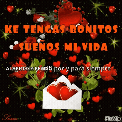 Ke Tengas Bonitos Suenos Mi Vida Greeting Card GIF