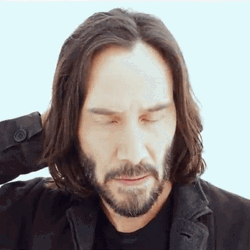 Keanu Reeves Headache GIF
