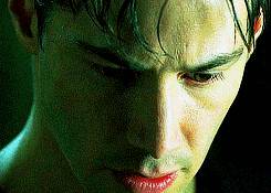 Keanu Reeves Neo Looking Up In The Matrix GIF