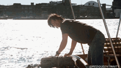 Keanu Reeves On A Boat Ride GIF