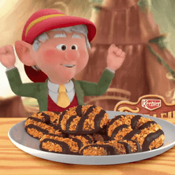 Keebler Elf Cookie Dancing GIF