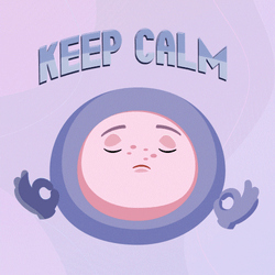 Keep Calm And Self Care Always GIF
