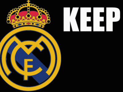 Keep Calm Real Madrid Poster GIF