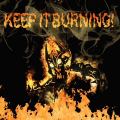 Keep It Burning Poster With Monster GIF