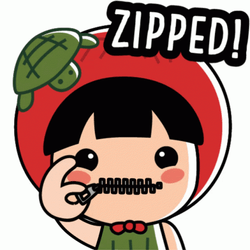 Keep It Secret Keep It Safe Zipped Mouth GIF