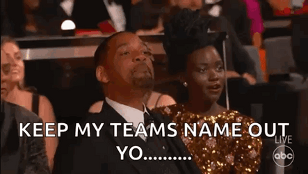 Keep My Teams Name Out Will Smith Oscars GIF