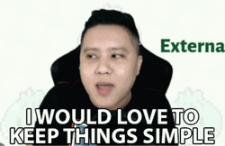 Keep Things Simple Vlogger Eyebrow Raise GIF