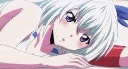 Keijo Sayaka Miyata Lying On Floor GIF