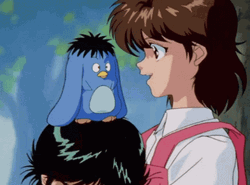 Keiko Kissed PuYu Yu Hakusho GIF
