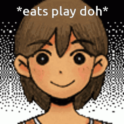 Kel Omori Eats Play Doh GIF