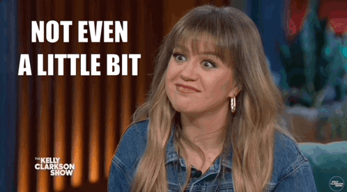 Kelly Clarkson Making Funny Face GIF