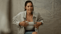 Kelsey Plum At A Photoshoot GIF