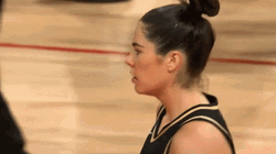 Kelsey Plum Biting Her Lower Lip GIF