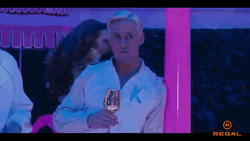 Ken Actor Ryan Gosling Observing Barbie Movie GIF