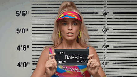 Ken Beach Barbie And Ken Mug Shots GIF