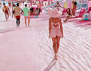 Ken Beach Barbie Walking On Beach GIF