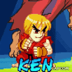 Ken Fighting Stance Street Fighter Video Game360 X 360 Gif