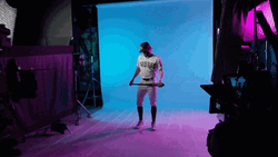 Ken Griffey Jr Flexing GIF