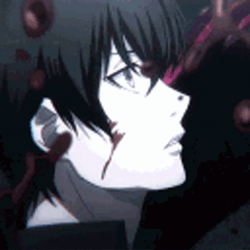 Ken Kaneki Anime Blood Tokyo Ghoul GIF